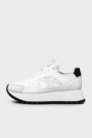Calvin Klein Runner Low Laceup Mıx Nbs Siyah - Beyaz