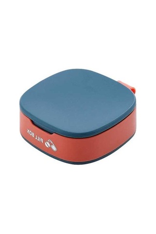 Dancemonkey Taşınabilir Küçük Hap Kutusu, Seyahat İlaç Kutusu, Silikon Mini Mühürlü Ilaç Saklama Kutusu Altın Altın