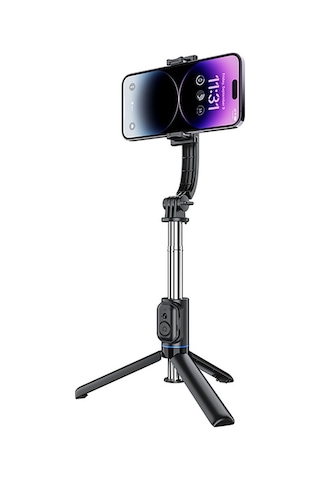 Uzaktan Kumandalı Selfie Çubuğu Recci Rss-w03 Bluetooth 5.0 Çok Fonksiyonlu Max 1060mm 6.7 İnc