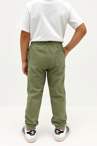 Freemen Erkek Çocuk Jogger Pantolon Keten Görünümlü Cepli Günlük Rahat Fit Çağla Yeşili