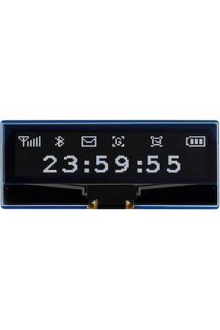 2.23 İnç Raspberry Pi Pico Oled Ekran Modülü - 128X32 Spı/I2C