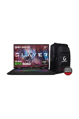 Game Garaj Slayer R9M-XL-5060-C7 R9-8940HX 16 GB 1 TB SSD RTX5060 17" Free Dos Dizüstü Bilgisayar