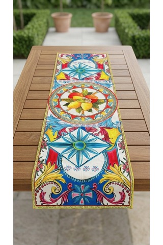 Solea Ivory Runner Çok Renkli