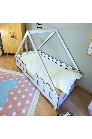 Markaawm Markaawm Montessori Karyola Çocuk Ve Bebek Mdf Yatak Lizbon Akçaağaç