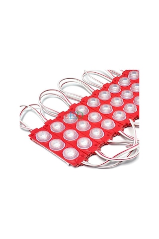 12V Power 3W KIRMIZI Modül Led 5'Lİ