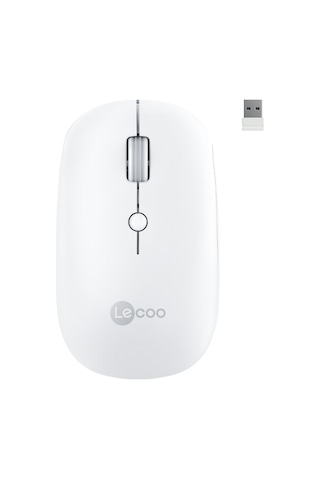 Lecoo WS211 Kablosuz 1600DPI 6 Tuşlu Çift Modlu Şarj Edilebilir Optik Mouse