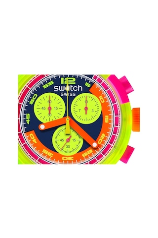 Swatch Neon To The Max Sb06j100 Kol Saati Sarı
