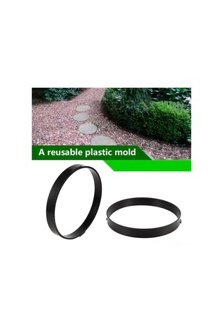 Suofeng Bahçe Yolları İçin Tekrarlı Kullanımlı Pp Beton Kalıbı - 34.5cm Çaplı Dairesel Desenli Dıy Yol Yapım Aracı