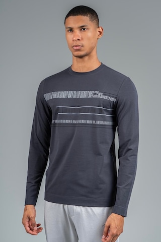 Maraton Regular Erkek Bisiklet Yaka Antrasit Sweatshirt Antrasit