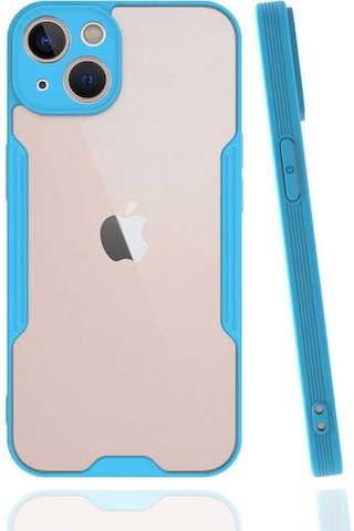 Apple Uyumlu iPhone 13 Mini Kılıf Zore Parfe Kenarları Pastel Renk Silikon Kılıf
