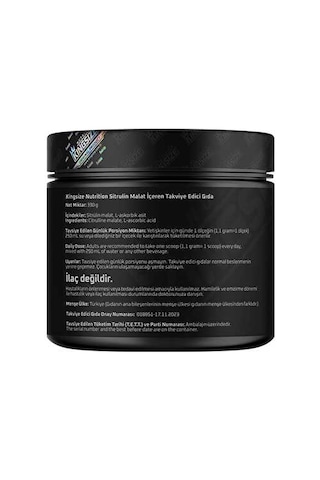 Kingsize Nutrition Citrulline Malate Powder 330 Gr - Aromasız