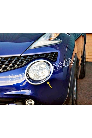 Nissan Juke Krom Far Çerçevesi 2 Prç. 2010-2014 Arası P. Çelik