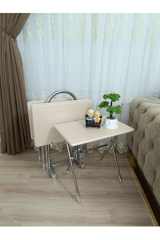 Çanta Sehpa, 4'lü Zigon Sehpa, Servis Sehpası