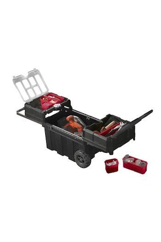 Keter 17191709 Master Pro Sürgülü Kapaklı Takım Sandığı