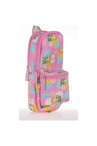 Kaukko Nature Junior Bag Tembel Maymun Kalem Çantası - Kız Çocuk