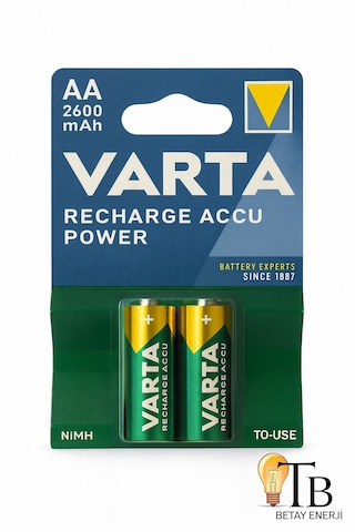Varta Aa 2600 Mah Şarj Edilebilir Pil Varta Aa 2600 Mah Şarj Edilebilir Pil