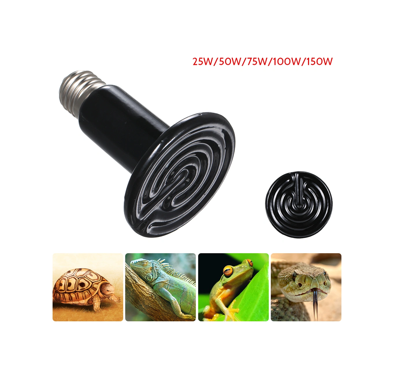 Youmex Evcil Hayvan Izleme Işığı E27 Tabanlı Seramik Isıtıcı 25w 220-230v Taşınabilir