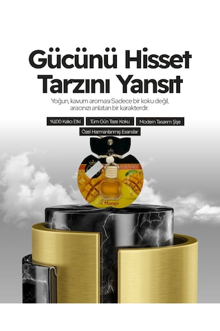Laspak Mango Rahatlatıcı Uzun Süre Kalıcı Mango Araç Kokusu 8 Ml Mango