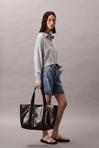 Calvin Klein Jeans Ultralight Kadın Siyah Tote Çanta Lv04f3211g-ub1 Siyah