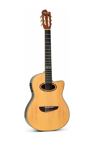 Torres Cg40 Elektro Klasik Gitar 4/4 Profesyonel Fishman Preamp Masif Ladin - 7694014380193