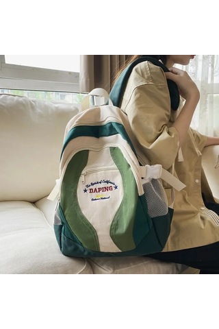 Okul Çantaları Kadın Sırt Çantası Moda Unisex Laptop Çantaları Çok Renkli