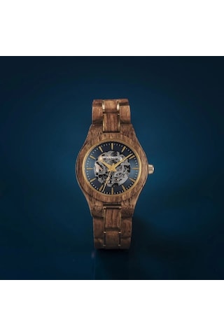 Woodwatch Ww-au-2kbg Roamer Ahşap Erkek Kol Saati 33 Mm
