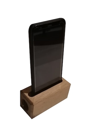 Ses Yükseltici Ahşap Cep Telefon Standı