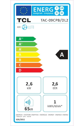 Tcl TAC-09CPB/DL2 9.000 BTU Portatif Klima