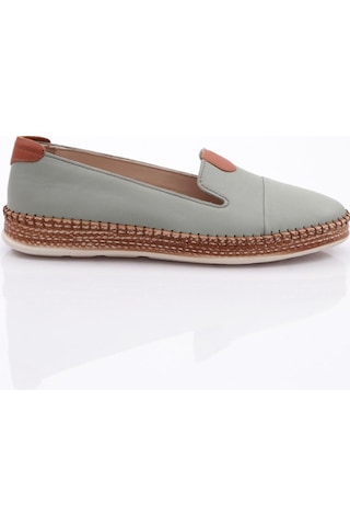 Dgn P01 Kadin Anatomic Footwear Deri Ayakkabi P01-1512-R1940 Yeşil