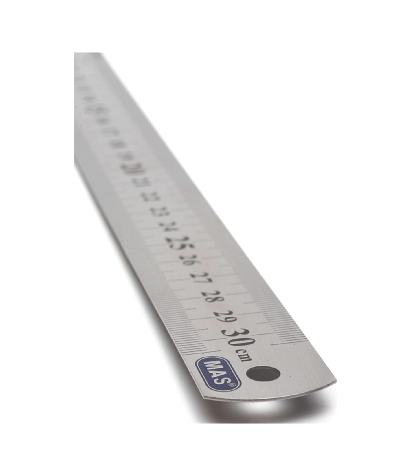 Cetvel 30cm Çelik No2330 Metal Gri