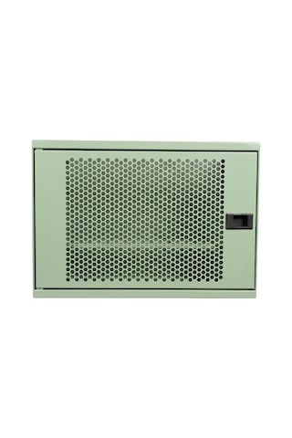 Alfafonet Wifi Box 400 Duvar Tipi Modem Ve Wifi Kutusu 400x120x280 Mm Yeşil Perfore Metal Kapak Montajlı
