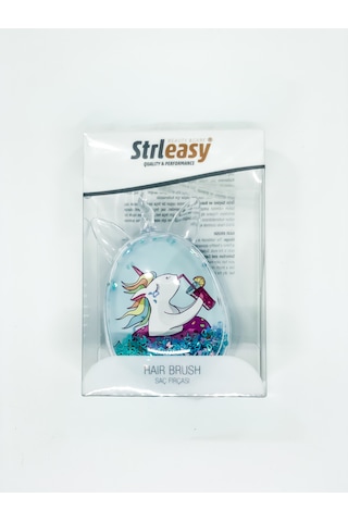 Strleasy Unicorn Tasarımlı Saç Açıcı Fırça Islak Ve Kuru Kullanıma Uygun 7111