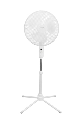 Everest Fan10, Beyaz, Ecowind, 3 Kademeli Hız, 16" Kanat, 45w, Otomatik Salınım, Yükseklik Ayarlı, Ac220, Vantilatör