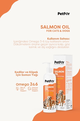 Somon Yağı 250 Ml Kedi Ve Köpekler İçin