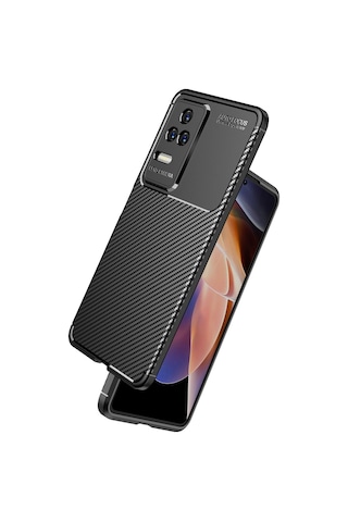 Xiaomi Poco F4 İle Uyumlu Kılıf Focus Karbon Tasarım Telefon Kılıfı Kapak