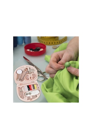 Taşınabilir Seyahat Tipi Mini Dikiş Seti, İğne, İplik, Makas Ve Tamir Aksesuarlarıyla Acil Durum Kit - Bgaaf24set001