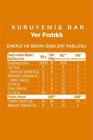 Fellas Kuruyemiş Bar Deneme Paketi X 6