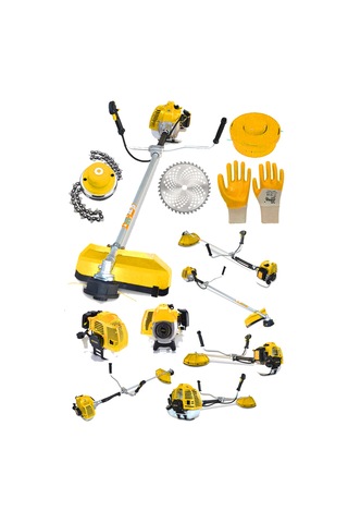 Steiner S-9100 Yan Tipi Benzinli Motorlu Tırpanı Makinesi + Canavar Başlık