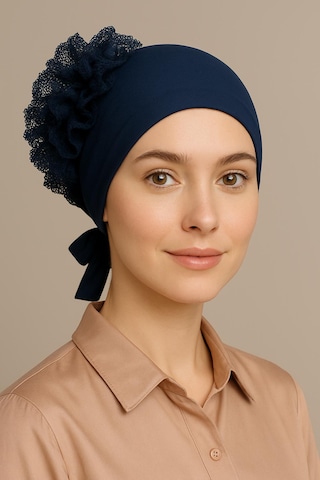 Pemira Fırfır Bone Lacivert