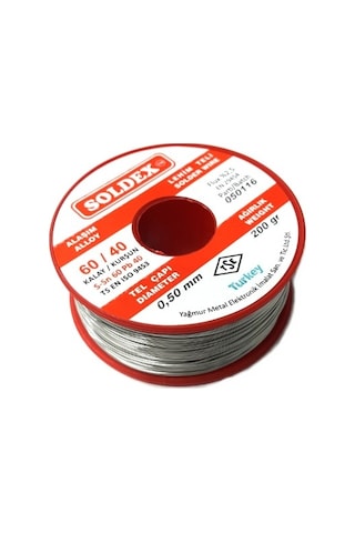 Soldex 200Gr 0.50Mm 60/40 Lehim Teli