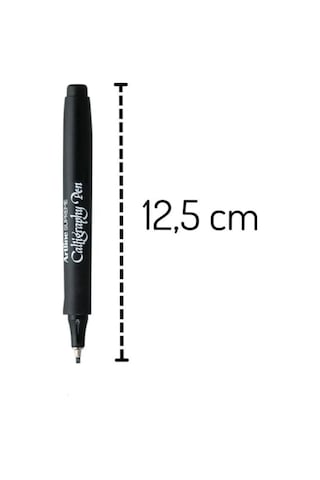 Artline Supreme Kaligrafi Kalemi 1.0 Mm 2.0 Mm 3.0 Mm Siyah 6'lı Set