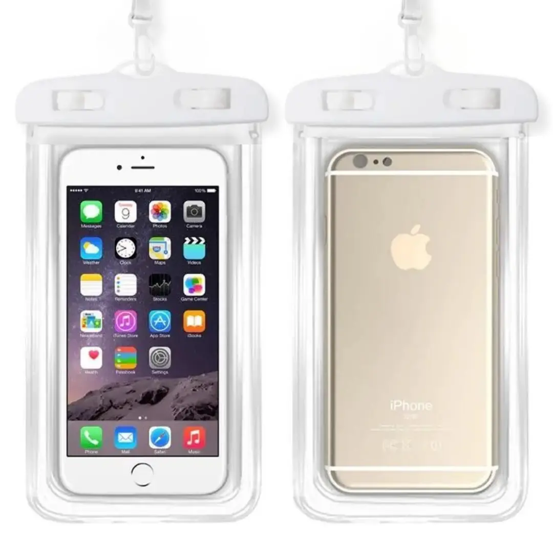 Su Geçirmez Telefon Kılıfı Sup Kano Deniz Ve Outdoor Kullanımı Beyaz