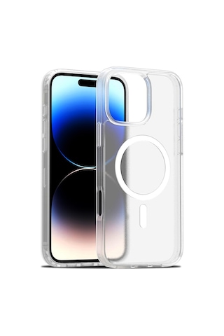Joko Apple Uyumlu iPhone 16 Pro Kılıf Jota Seri Magsafe Kapak Şeffaf