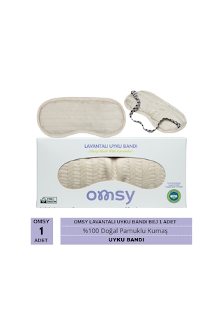 Omsy Lavantalı Uyku Bandı Bej 1 Adet