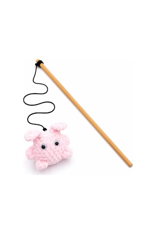 Kedi Oltası - Dawcat - Tavşan Figürlü - Açık Pembe