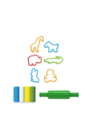 Eğlenceli Hayvanlar Oyun Hamur Seti 200 Gr. - Oyun Hamuru Seti - Hamur Setleri - Hamur Kalıpları Renkli