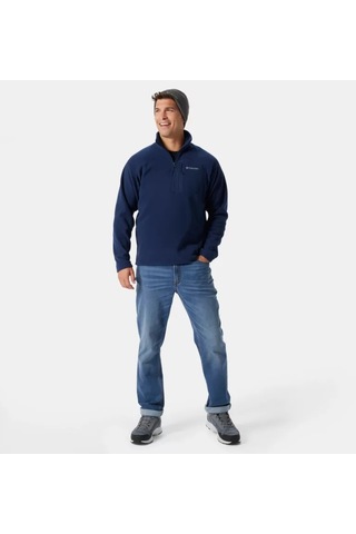 Columbia Fast Trek Iıı Half Zip Fleece Erkek Yarım Fermuarlı Polar Üst Lacivert Xm6410-468 001