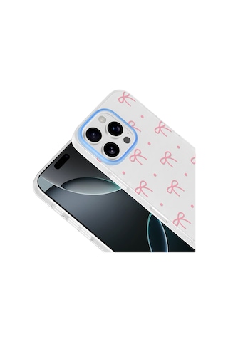 Apple iPhone Uyumlu 16 Pro Max Kılıf Kamera Korumalı Desenli Zore Klip Kapak - Fiyonk