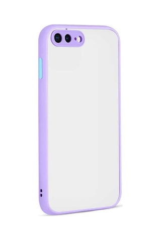 Apple Uyumlu iPhone 7 Plus Kılıf Zore Hux Kapak Lila