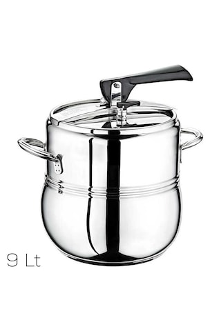 Oms 152.5104.9 Silver Klasik Güveç Düdüklü Tencere 9lt Inox